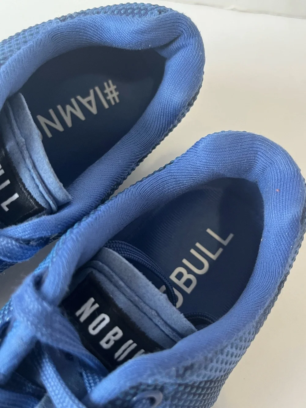 NOBULL Navy blue geometric athletic trainer Sneakers size men5.5/women7